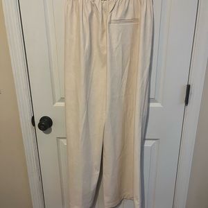 Ted Baker wide leg leather pants.